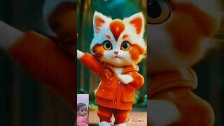 Cute cat  funny cat  vairal dance  kitten  cute cat dance  trending [upl. by Benco]