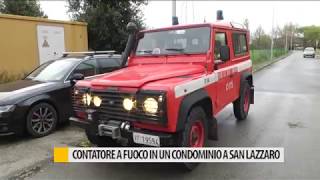 Incendio contatore Enel Distribuzione a San Lazzaro [upl. by Otinauj]