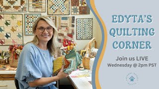 Edytas Quilting Corner  Make a Little Quilt with me [upl. by Nerdna]