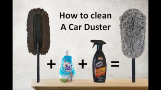 How To Clean A Car Duster [upl. by Anik697]