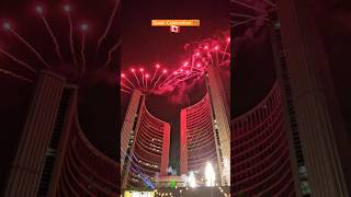 Diwali Celebration Fireworks 🎆 🇨🇦 toronto diwali fireworks torontodiwali canada [upl. by Imat223]