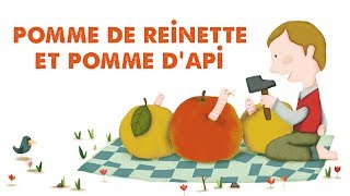 Jacques Haurogné  Pomme de reinette et pomme dapi  comptine pour enfants [upl. by Aisatan754]