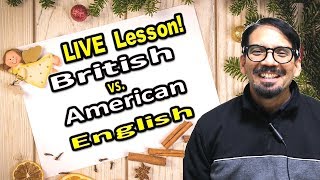 LIVE English Lesson 1 British vs American English  ForB English [upl. by Lona]