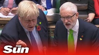 PMQs Boris and Corbyn battle over the NHS [upl. by Sumaes379]