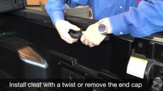 Del Toyota 2016 Toyota Tacoma Bed Cleat installation and removal [upl. by Repotsirhc]