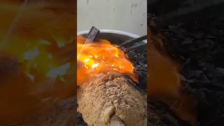 Silver melting process jewellery handmadejewellry maasjewellerymakers [upl. by Ahsimin]