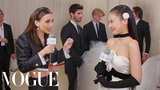 Blackpink’s Jennie Kim on Attending Her First Met Gala  Met Gala 2023 With Emma Chamberlain [upl. by Tsirc]