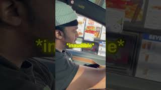 Poudii HILARIOUS Drive Thru Prank 😂🎧 prank drivethru poudii [upl. by Chlores]