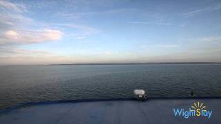 Lymington  Yarmouth Wightlink ferry crossing timelapse [upl. by Katerine596]