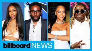 Predicting Kendrick Lamar’s Super Bowl Performance Guests  Billboard News [upl. by Pine]