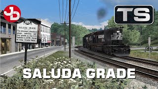 Train Simulator Saluda Grade Asheville – Spartanburg route [upl. by Amahcen]