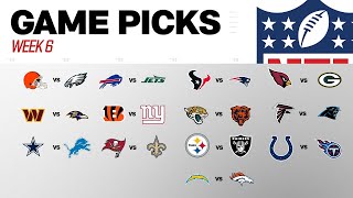 Week 6 Game Picks [upl. by Pederson]