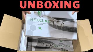 My FIRST and UNBOXING of HEXCLAD POTS AND PANS [upl. by Rivers]