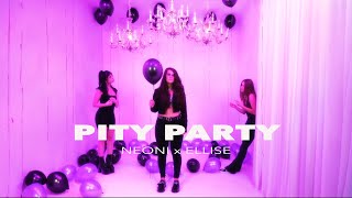 NEONI x ELLISE  Pity Party Official Visualizer [upl. by Ymmik]