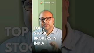 Top 5 stock brokers in India 2024 stockbroking stockinvesting stockmarket [upl. by Wardlaw]