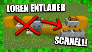 Schnellster Loren Entlader  Minecraft Tutorial [upl. by Sedinoel]