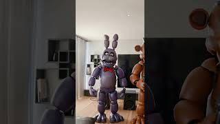 FNaF 1 Animatronics in Real Life  FNaF Animation fnaf fivenightsatfreddys freddyfazbear [upl. by Drusilla]