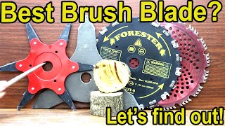 Best Brush Cutter Blade Lets find out Stihl Husqvarna Echo Oregon Renegade amp Forester [upl. by Yrtua979]