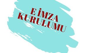 E İMZA KURULUMU EGÜVEN TÜRKKEP TURKTRUST TÜBİTAK SERTİFİKASYON VE AKTİVASYON İŞLEMİ JAVA [upl. by Auston]