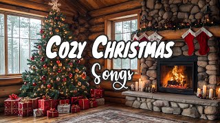 COZY CHRISTMAS SONGS 🎄 Enjoy Country Christmas Tunes By The Warm Fireplace [upl. by Uah423]