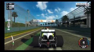 F1 2009 Wii Melbourne Grand Prix Circuit [upl. by Anawal]