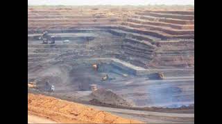 Lignite Mines in Barmer Region Rajasthan in Operation  Mining Videos [upl. by Ezekiel]