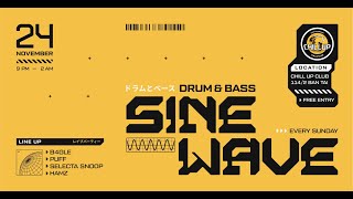 Sinewave DNB 9  Chill Up Ban Tai Koh Phangan 2024 drumandbassmix [upl. by Eelirrem]