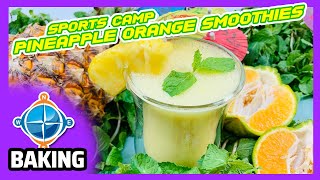 Pineapple Orange Smoothies  Recipe 223  Easy Baking for Kids [upl. by Dannye331]