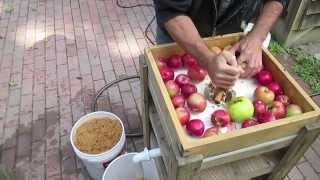 Whizbang Cider Part 1—Grinding Apples To Mash [upl. by Euqinot]