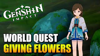 Genshin Impact Giving Flowers World Quest When The Dreams Bloom amp Eternal Sustenance Achievements [upl. by Perdita134]