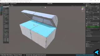 MiniDemo Simple quotTreasure Chestquot in Unity with ProBuilder [upl. by Rexanna135]