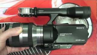 Sony NEXVG20 Handycam Initial Impressions by The Digital Digest [upl. by Prinz989]