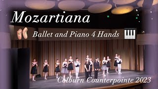 Mozartiana ballet with Piano 4 Hands Colburn Counterpointe 2023 [upl. by Phedra]