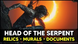 Shadow of the Tomb Raider  HEAD OF THE SERPENT Mural Location [upl. by Bocoj126]