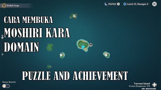 Cara Membuka Domain Moshiri Kara  Achievement   Genshin Impact [upl. by Jedlicka]