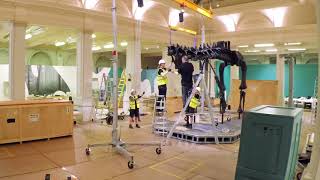 Putting together Dippy the Diplodocus at Birmingham Museum and Art Gallery [upl. by Crespo]