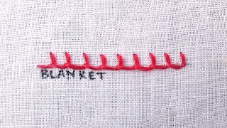 How to do a Blanket Stitch [upl. by Trout497]