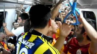 Fenerbahçe Taraftarı Galatasaray Taraftarlarının Metrosuna Binerse [upl. by Alliber455]