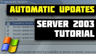 Updates for Windows Server 2003 in 2024 [upl. by Tisdale735]