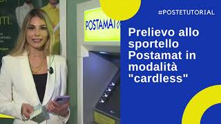 Come effettuare prelievi senza carta agli ATM Postamat [upl. by Retsim903]