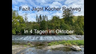 Jagst Kocher Radweg Fazit [upl. by Alledi331]