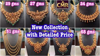 CMR Legacy of Jewellery Exclusive necklaces amp Harams Collection with Detailed Price  CMR Jewellery [upl. by Kristopher]