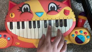 The Koala Brothers Theme Song Cat Piano Cover [upl. by Morentz]