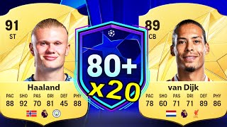 EA FC 25 Pack Opening 🔥 20x 80 Combo Packs 😱 [upl. by Zaob]