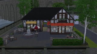 Windenburg Square Cafe and Bookshop Speed Build [upl. by Stoat646]