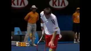 Roko Karanusic the best points at AO 2009 vs R Nadal [upl. by Yunick]