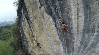 GoPro Rock Climbing Chinas White Mountain With Abond [upl. by Ateekram198]