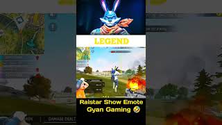 Raistar show emote gyan gaming 😜😂foryou shorts trending raistar gyangaming [upl. by Neve]