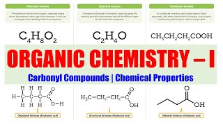 38 Carbonyl Compounds Chemical Properties  Organic Chemistry 01  BPharmacy 2nd Semester [upl. by Douty]