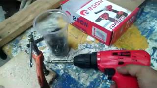 EDON CF1201 12V CORDLESS DRILL REVIEW [upl. by Zavras]